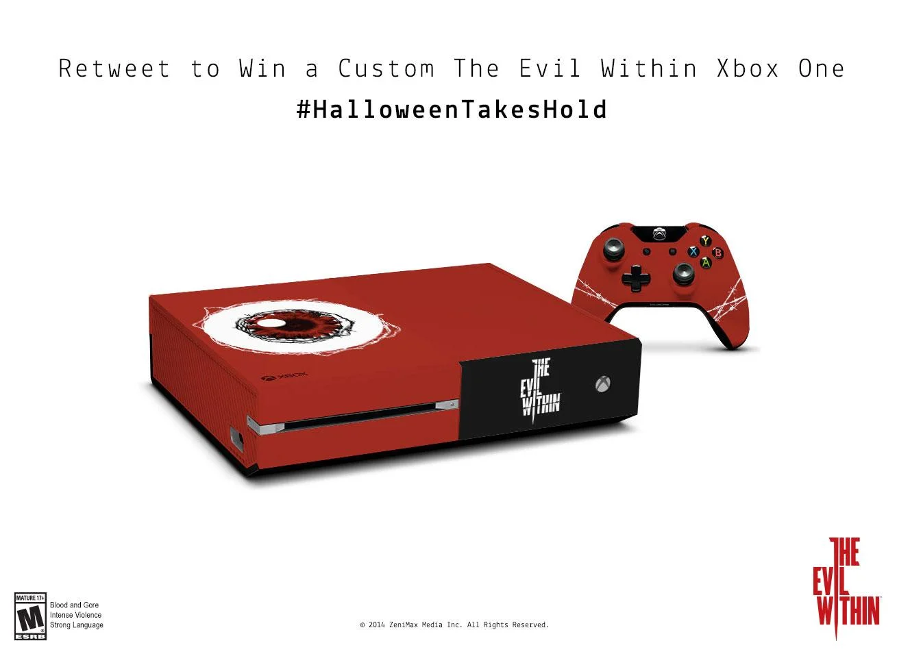  Microsoft Xbox One The Evil Within Piercing Eye Console