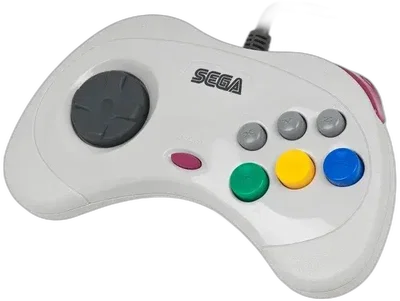 Sega Saturn White Controller