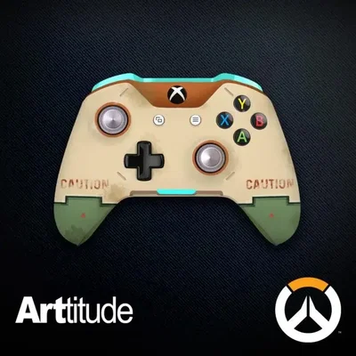 Microsoft Xbox One S Overwatch Bastion Controller