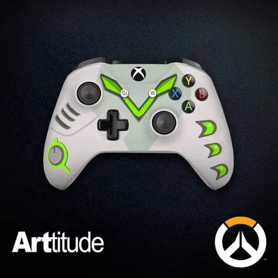 Microsoft Xbox One S Overwatch Genji Controller