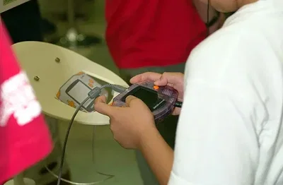 Nintendo Game Boy Advance Clear Purple/Orange Prototype Console