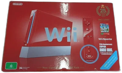 Nintendo Wii Red 25th Anniversary Bundle [AUS]