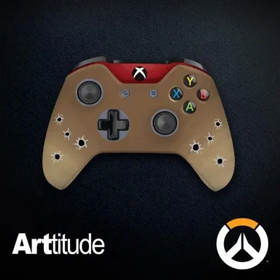 Microsoft Xbox One S Overwatch McCree Controller