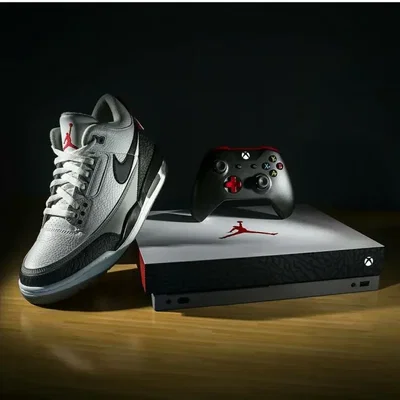 Microsoft Xbox One X Air Jordan III Free Throw Line Console