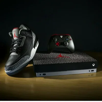 Microsoft Xbox One X Air Jordan III Tinker Console