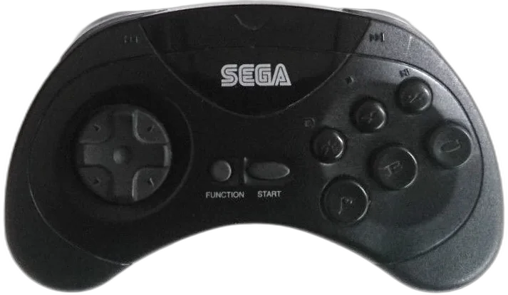 Sega Saturn Black Infrared Controller