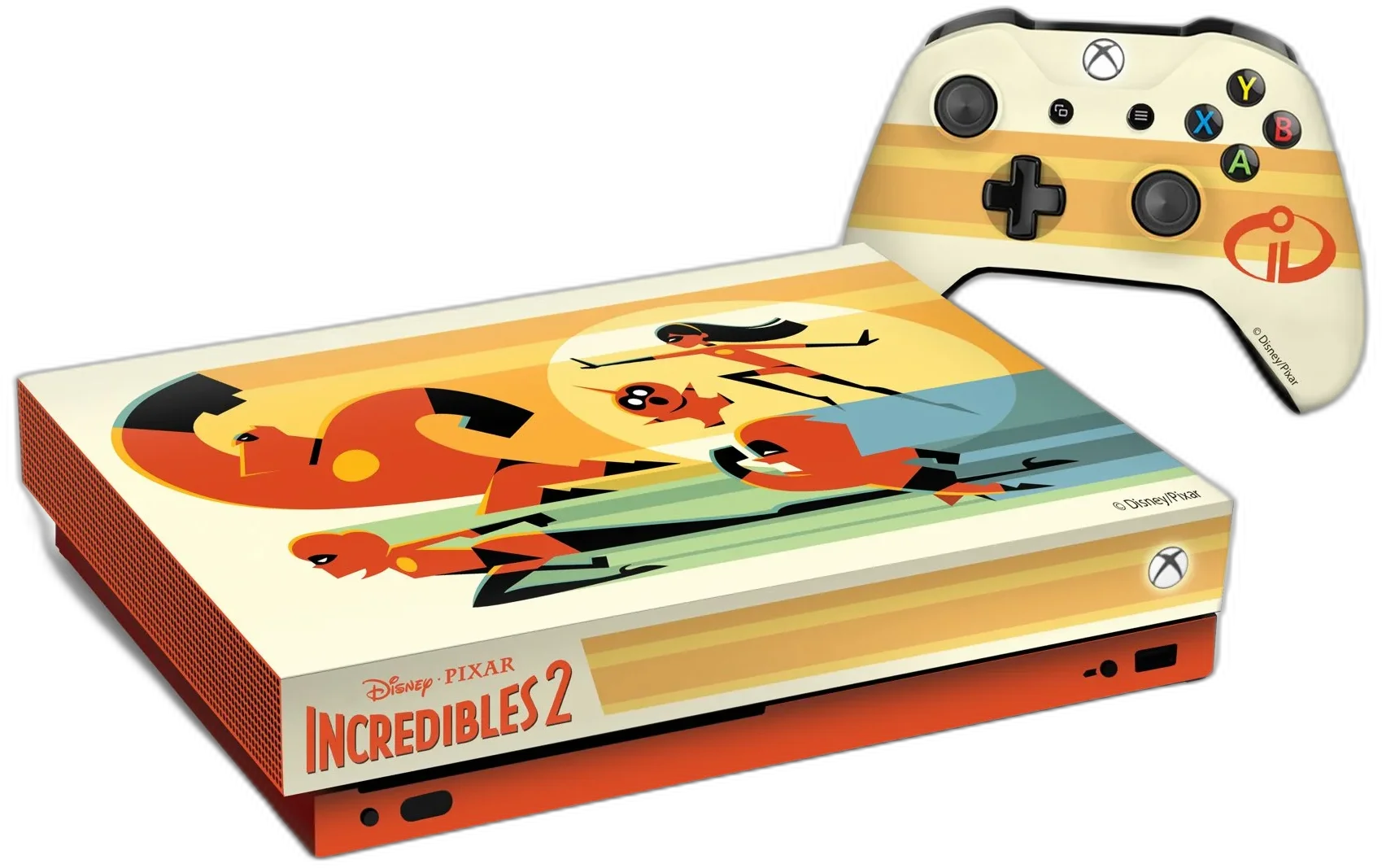  Microsoft Xbox One X Thé Incredibles 2 Characters Consoles