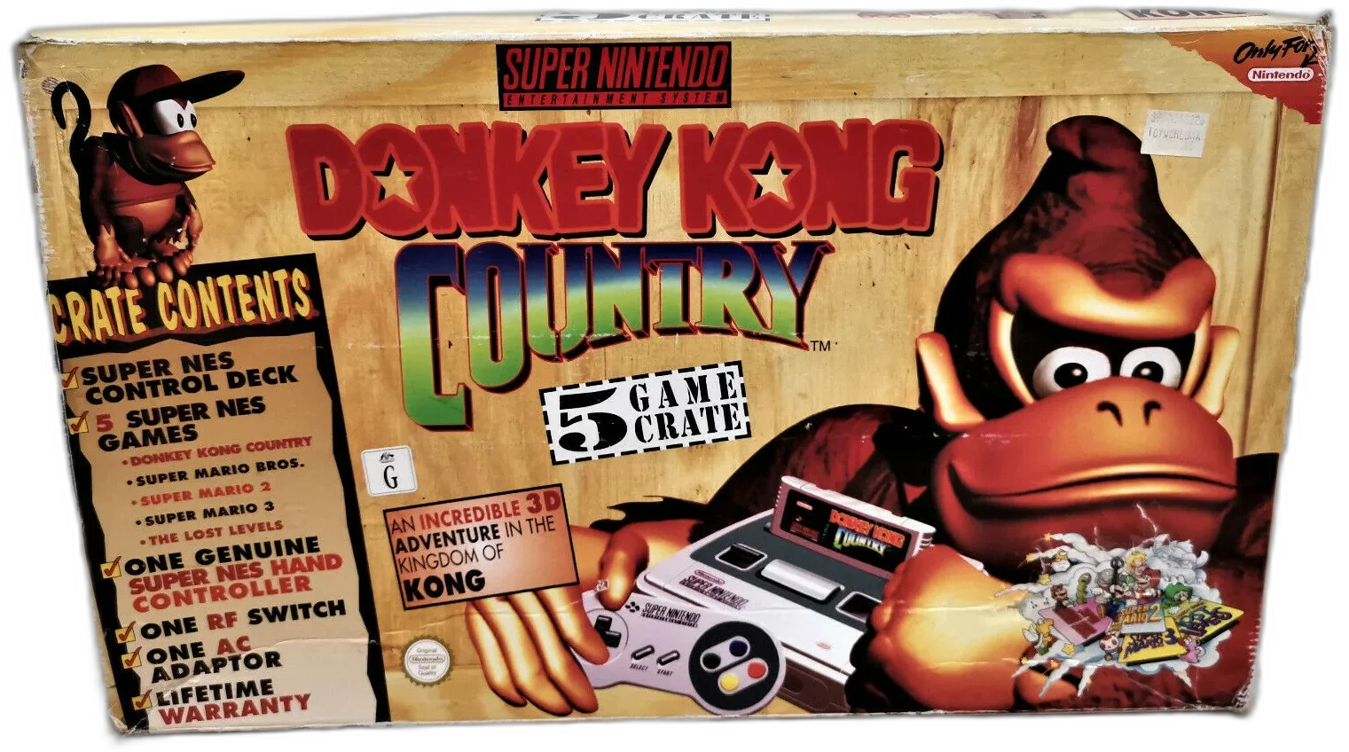  SNES Donkey Kong Country 5 Game Bundle