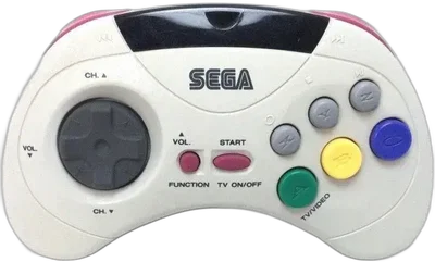 Sega Saturn  White Infrared Controller