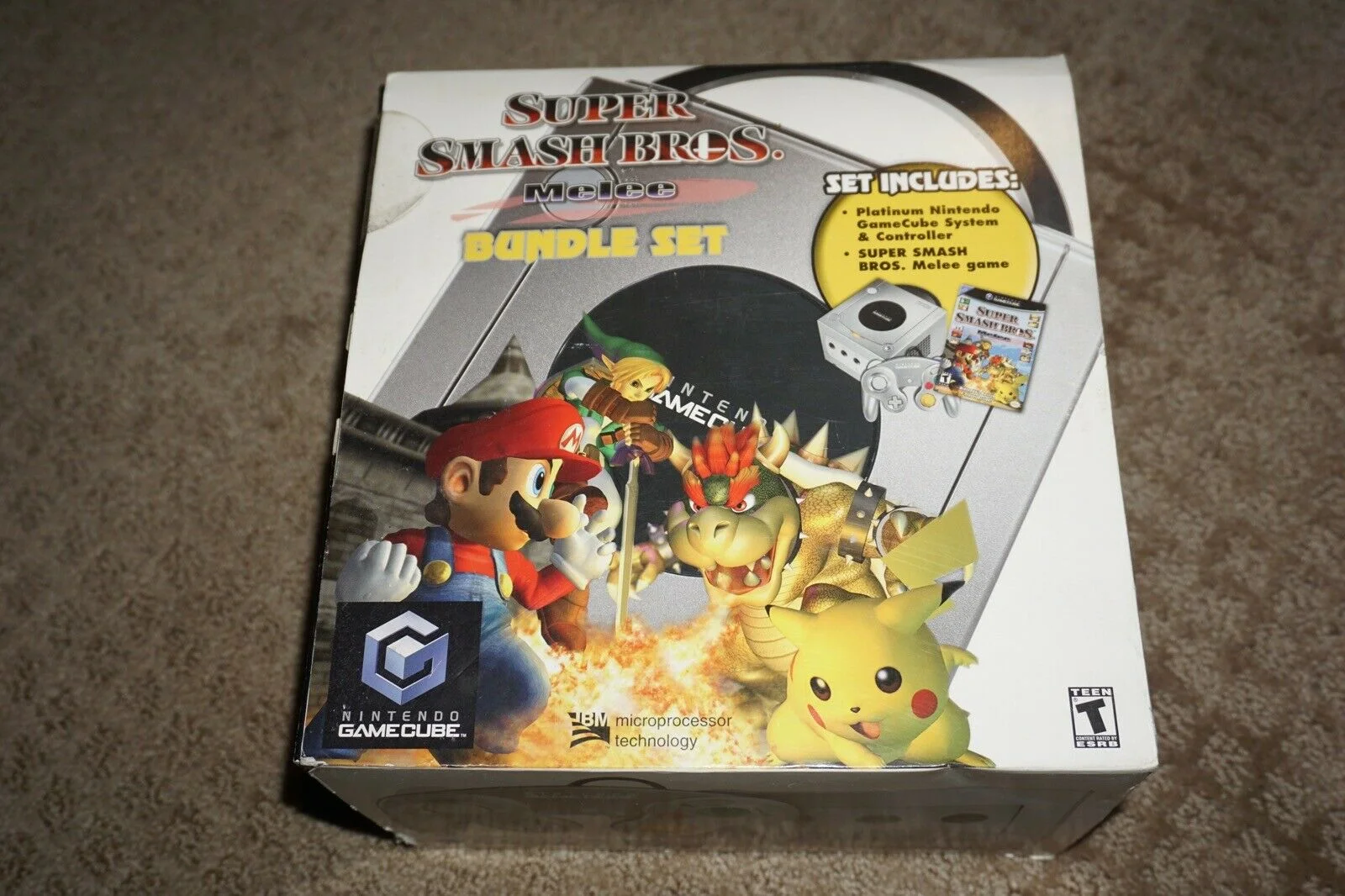  Nintendo Gamecube Super Smash Bros Melee Bundle [USA]