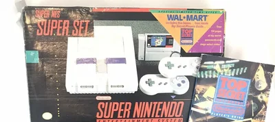 SNES Top Secret Players Guide + Super Mario World Walmart Bundle