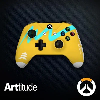 Microsoft Xbox One S Overwatch Tracer Controller
