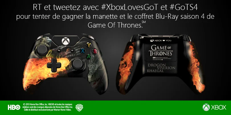  Microsoft Xbox One Games of Thrones Drogon Viserion Rhaegal Controller