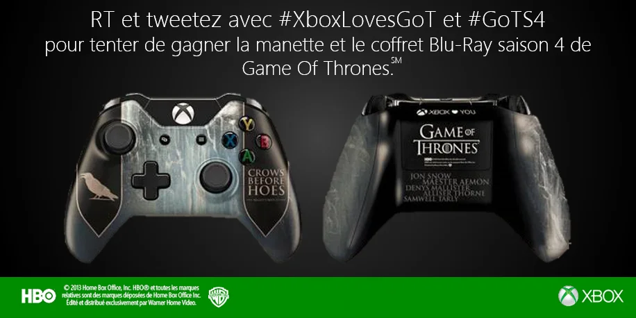  Microsoft Xbox One Games of Thrones Crowns Before Hoes Controller