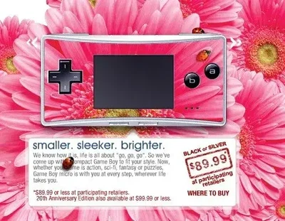 Nintendo Game Boy Micro Ladybug Faceplate