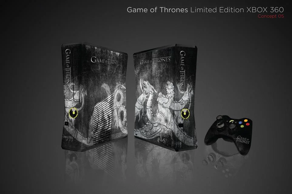  Microsoft Xbox 360 Games of Thrones Grey Console