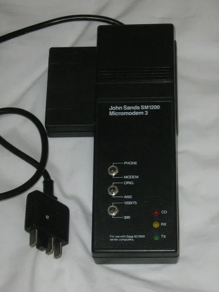  Sega SG 000 John Sands SM1200 Micromodem 3
