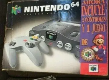 Nintendo 64 2 Controllers and 1 Game Bundle