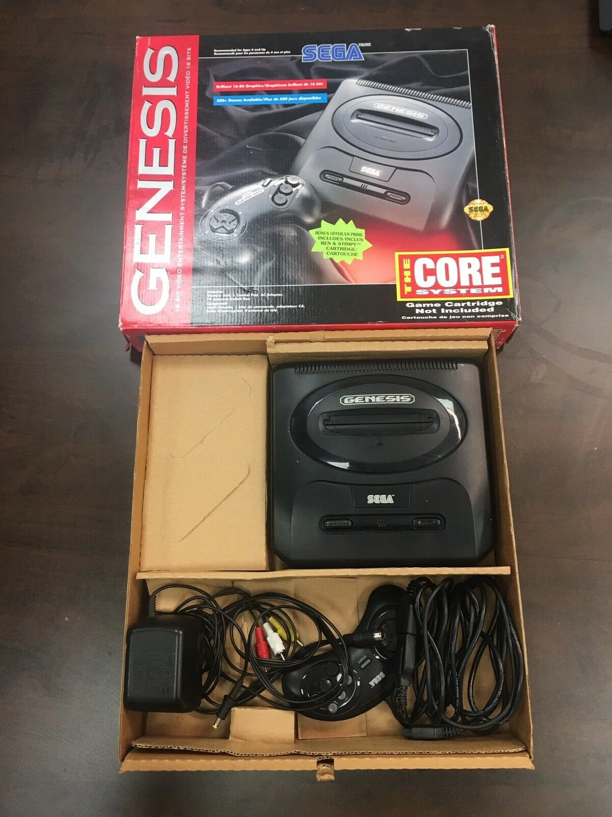  Sega Genesis Model 2 Ren &amp; Stimpy Bundle