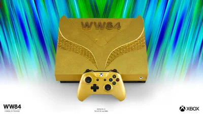 Microsoft Xbox One X Wonder Woman Golden Armor Console
