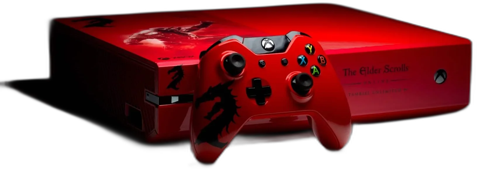  Microsoft Xbox One The Elder Scrolls Online Red Console
