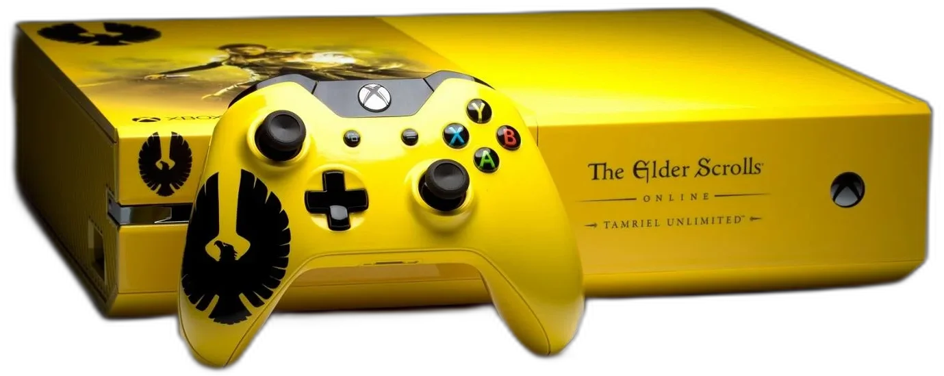  Microsoft Xbox One The Elder Scrolls Online Yellow Console