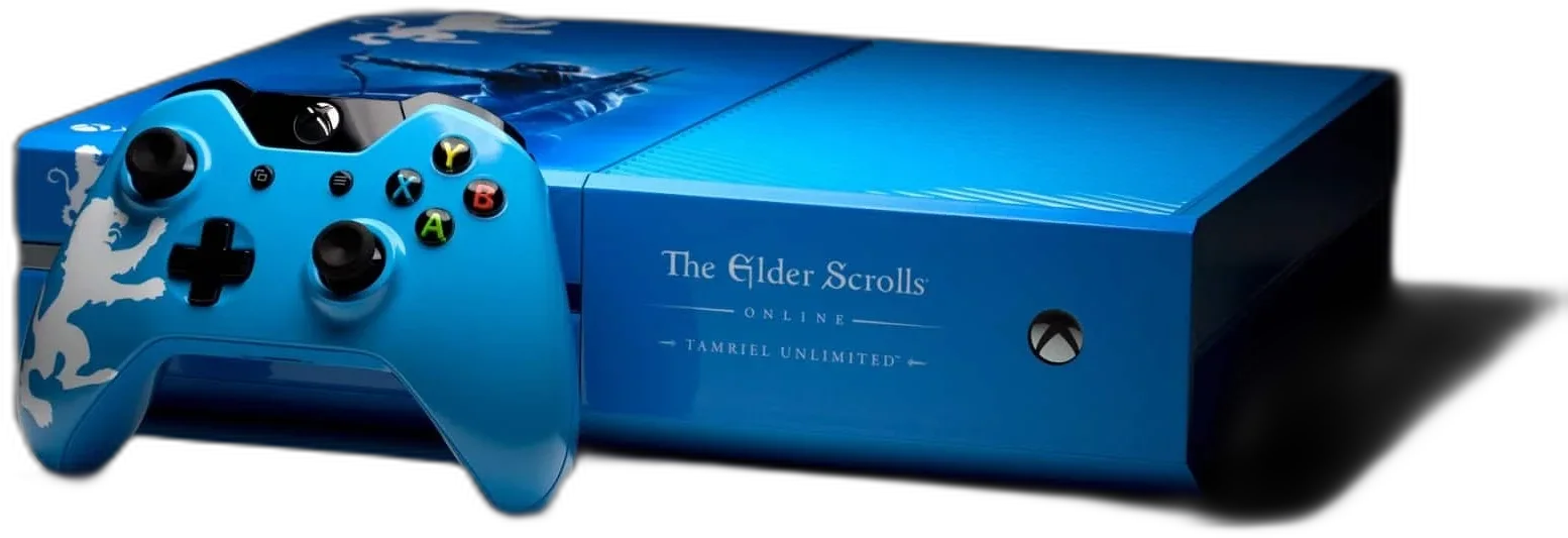  Microsoft Xbox One The Elder Scrolls Online Blue Console
