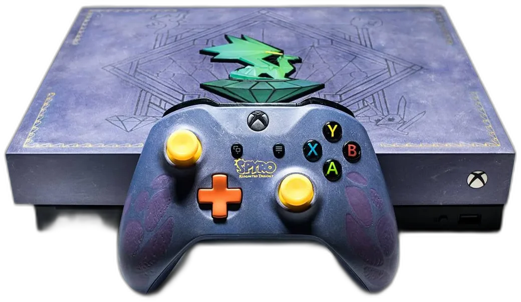  Microsoft Xbox One X Spyro Reignited Trilogy Console