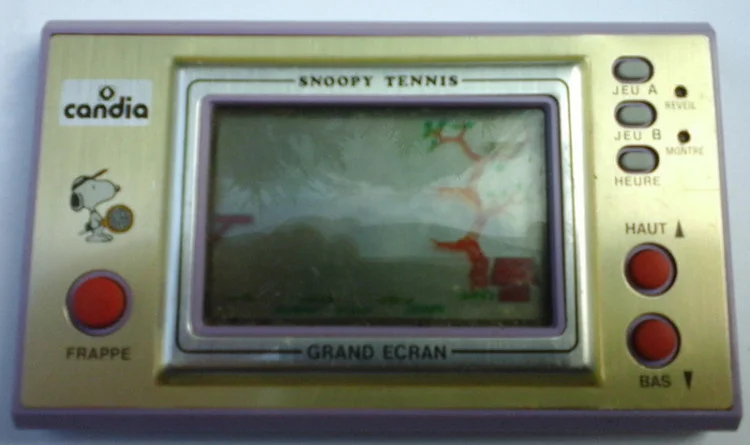  Nintendo Game &amp; Watch Snoopy Tennis Candia