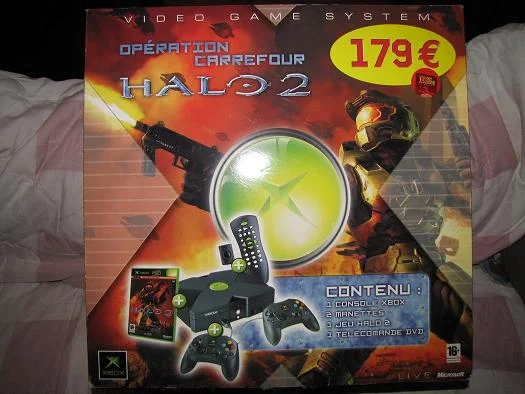  Microsoft Xbox Halo 2 Operation Carrefour Bundle