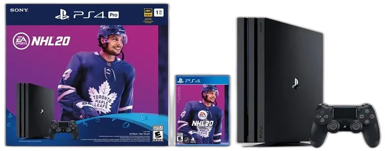  Sony PlayStation 4 1TB Pro NHL 20 Bundle