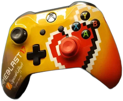 Microsoft Xbox One S Gameblast 17 Yellow Controller