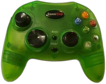  GameStop Xbox Transparent Green Controller
