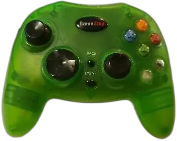 GameStop Xbox Transparent Green Controller