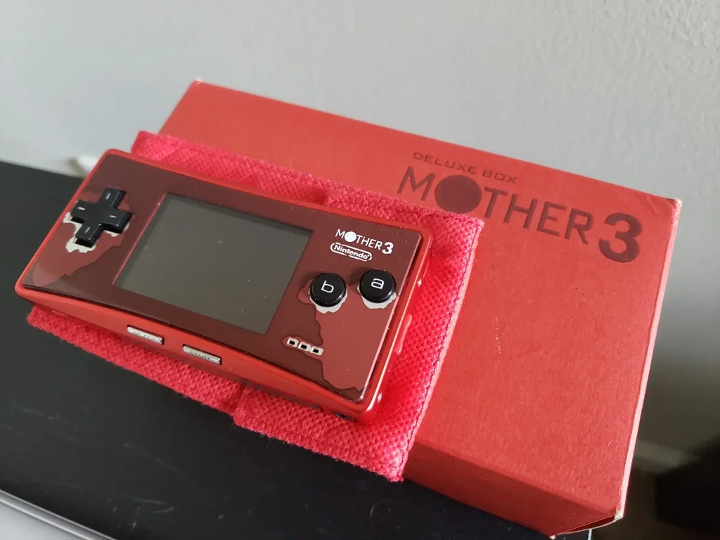 Nintendo GAMEBOY micro MOTHER3 デラックス… introduction】MOTHER3 deluxe box , gameboy micro - YouTube