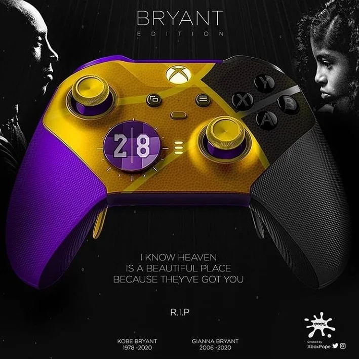  Microsoft Xbox One S Kobe Bryant Controller