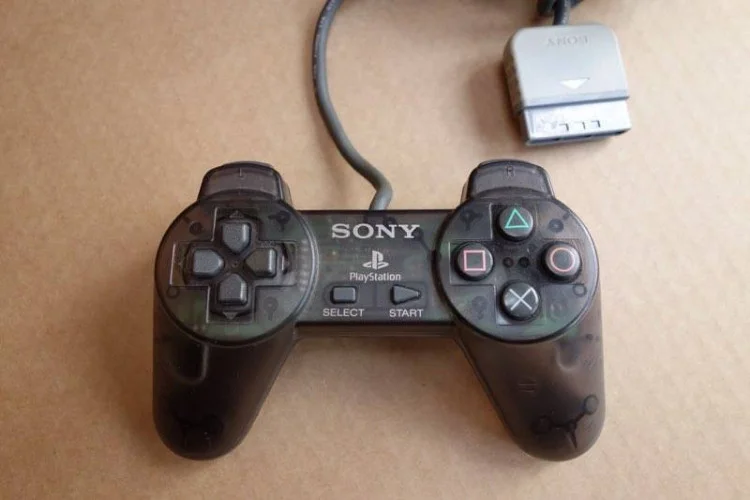  Sony PlayStation Clear Black Controller [JP]