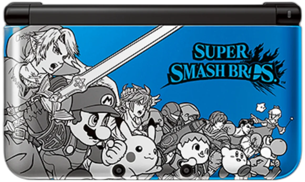 Nintendo 3DS LL Super Smash Bros Blue Console [JP]