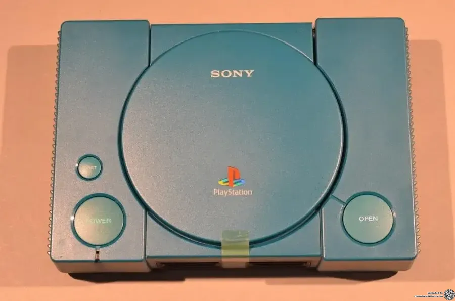 Consolevariations - Sony Playstation One Debugging Green Station