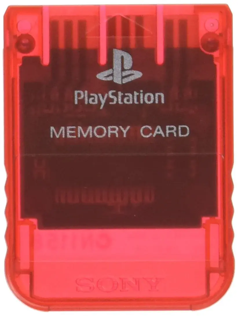 Consolevariations - Sony Playstation Red Cherry/Crimson Memory Card [JP ...