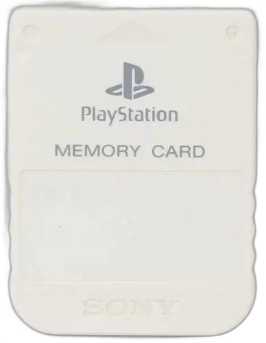 Sony Playstation White Memory Card [EU]