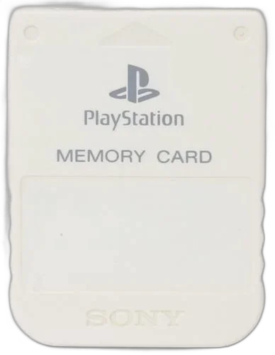  Sony Playstation White Memory Card [JP]