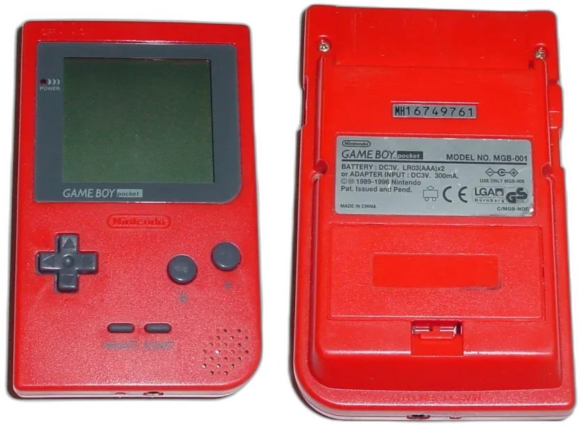 Nintendo Game Boy Pocket Red Console