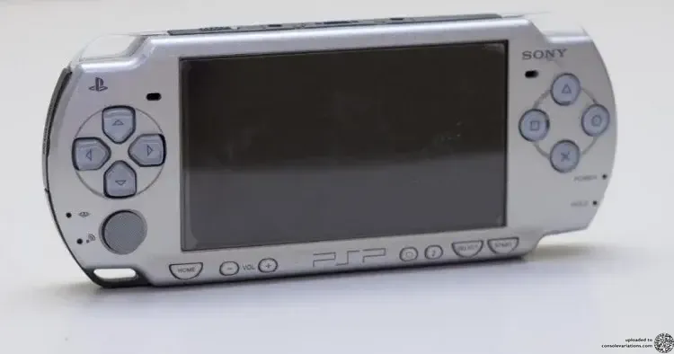 Consolevariations - Sony PSP 2000 Ice Silver Console