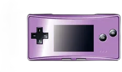  Nintendo Game Boy Micro Purple Color Faceplate
