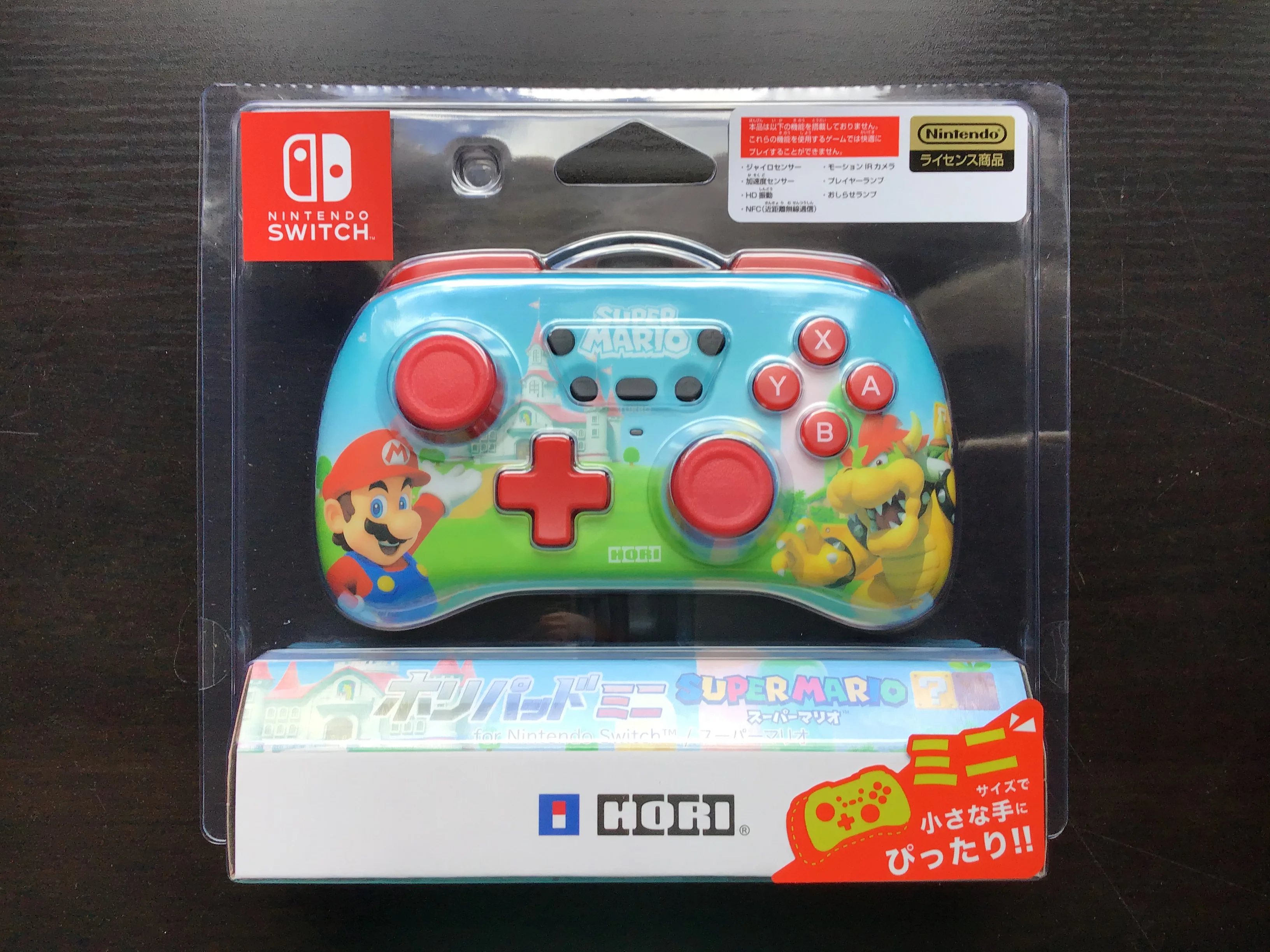 Hori - Super Mario Edition, Nintendo Switch, Mini Video Game Pad 