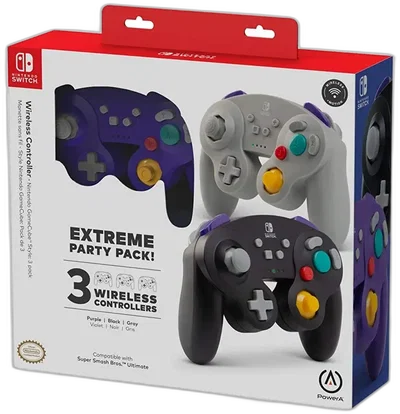 Power A Switch 3 Pak Wireless Controllers