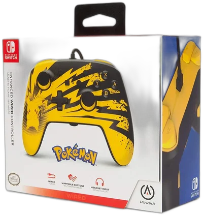 Power A Switch Pikachu Lightning Enhanced Controller