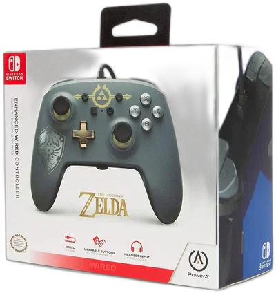 Power A Switch Hylian Shield Enhanced Controller