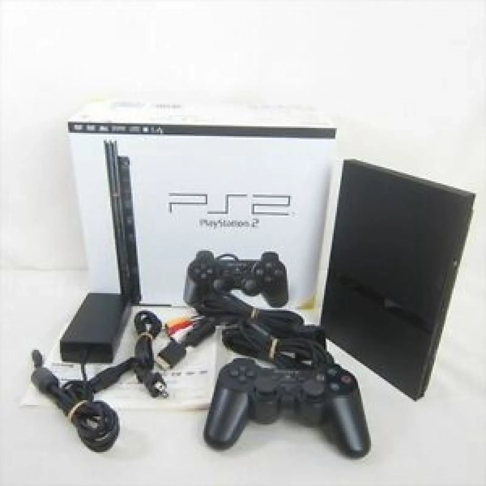 Sony Playstation 2 (PS2) Slim Game Console Complete Set with